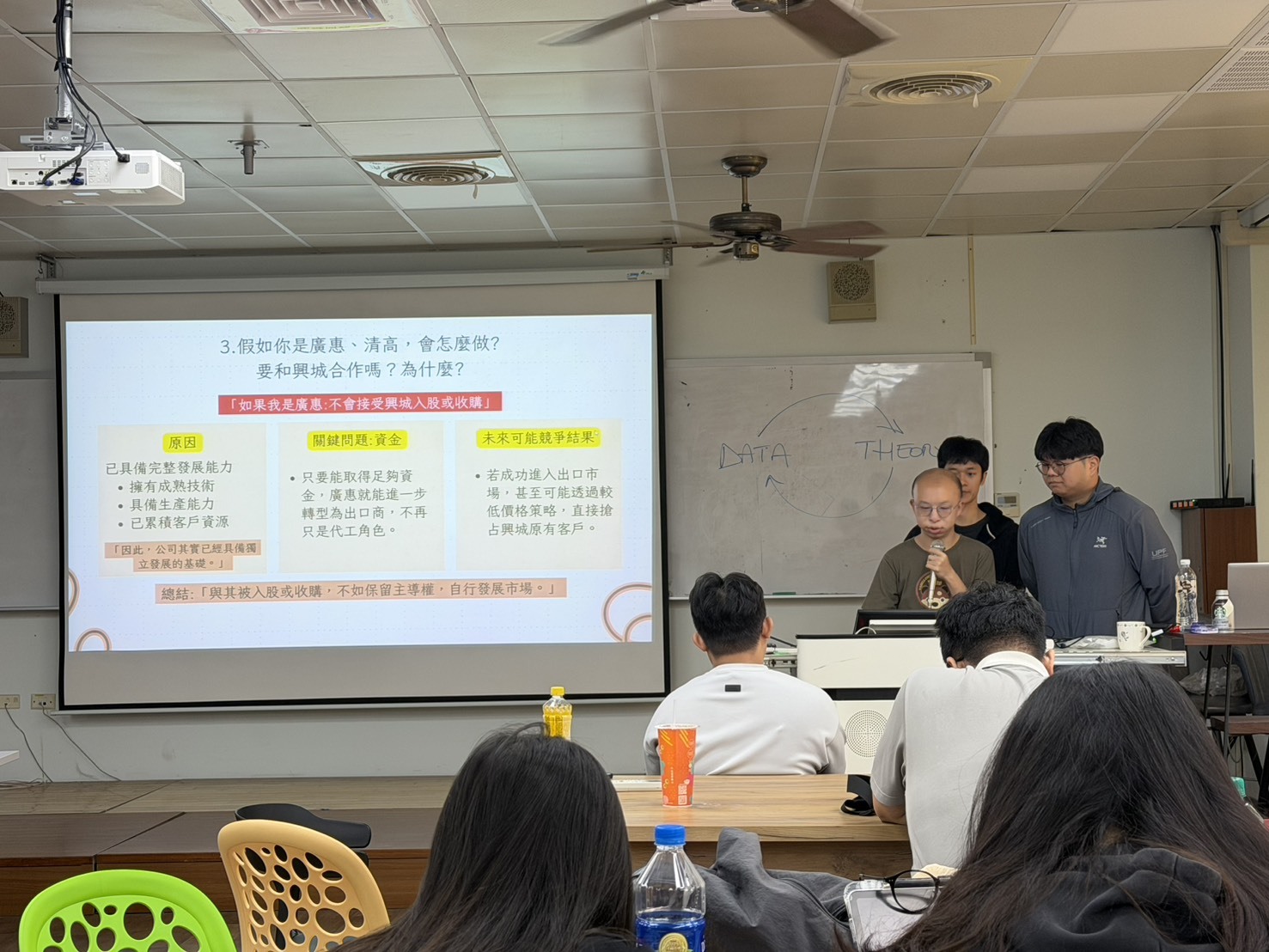 同學進行個案分析