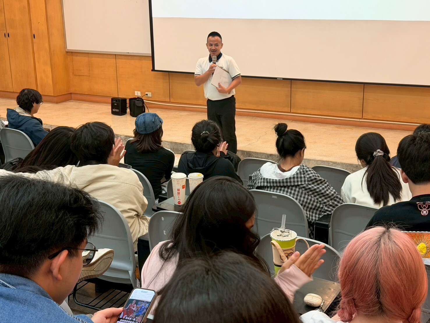 指導老師講評中