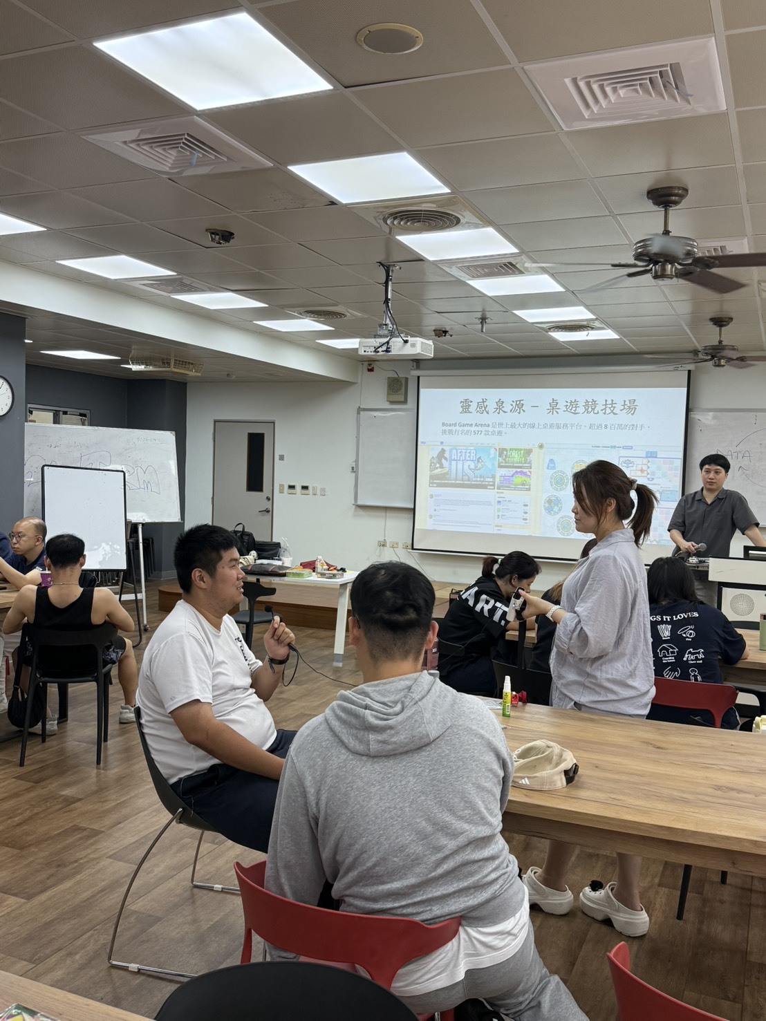 同學分享對桌遊的看法